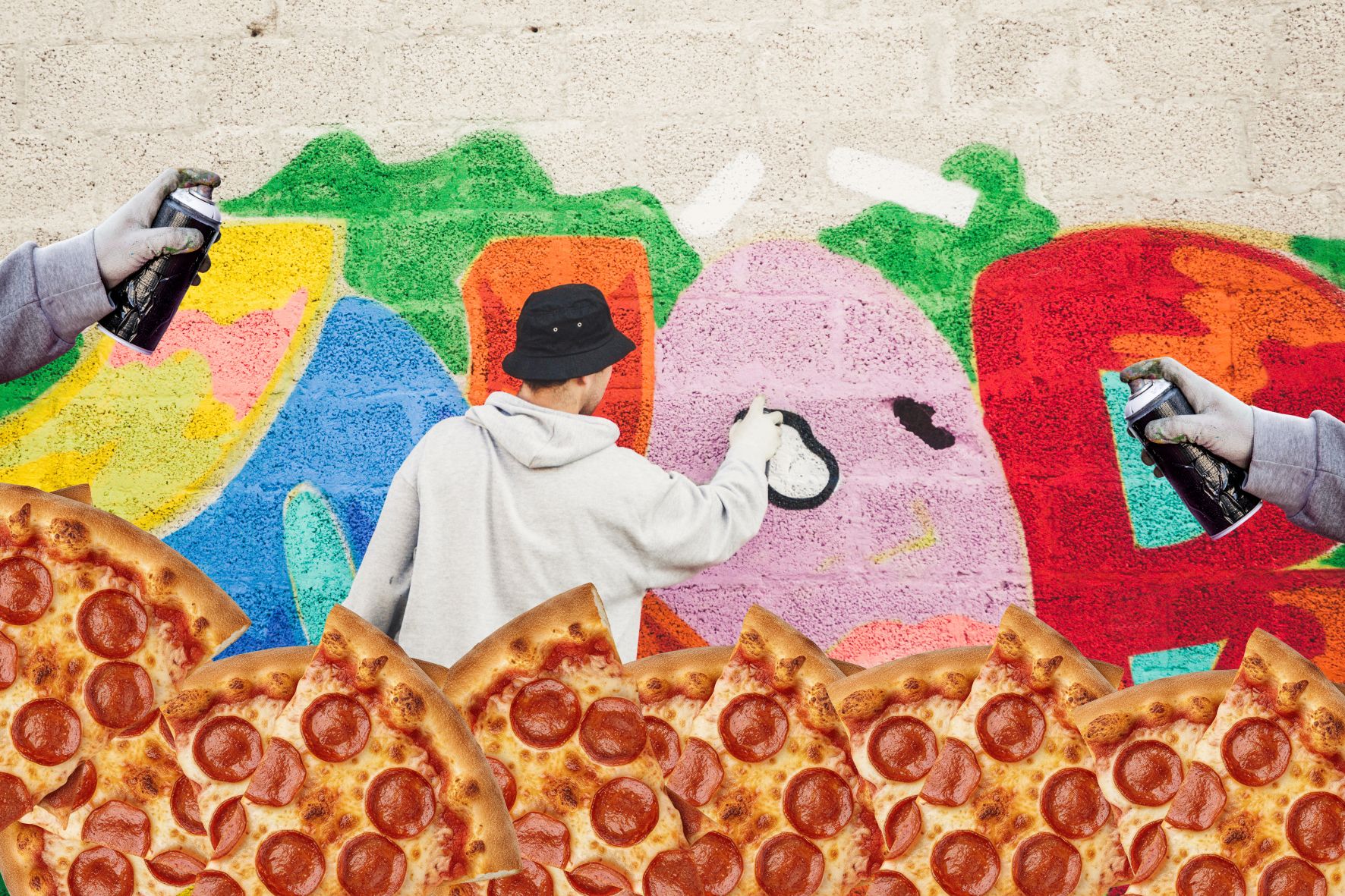 Graffiti pizza hvg